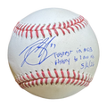 Tyler Glasnow Autographed "Fastest in MLB History to 1,000 K's 5/6/26" Baseball