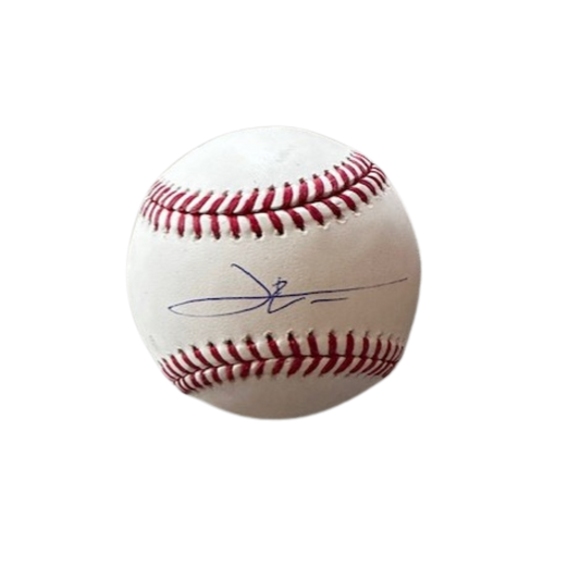 Leo De Vries Autographed Baseball