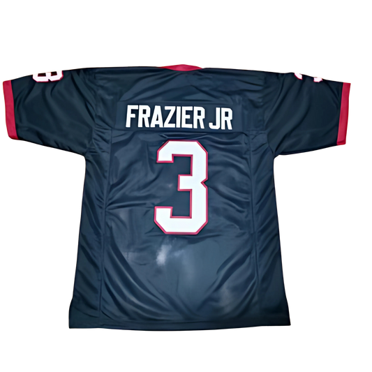 Nate Frazier Unsigned Black Custom Jersey - (Public Signing)