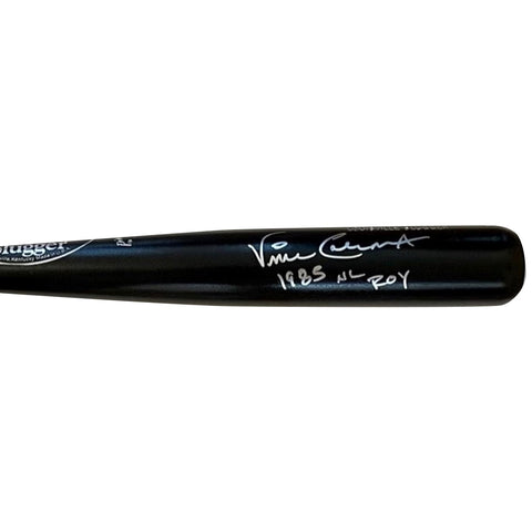 Vince Coleman Autographed "1985 NL ROY" Game Model Bat