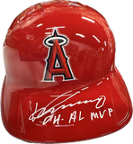 Vladimir Guerrero Sr. Autographed "04 AL MVP" Angels Batting Helmet