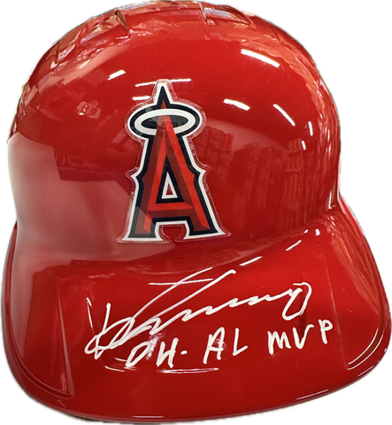 Vladimir Guerrero Sr. Autographed "04 AL MVP" Angels Batting Helmet