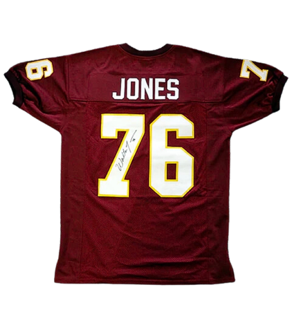 Walter Jones Autographed Red Jersey