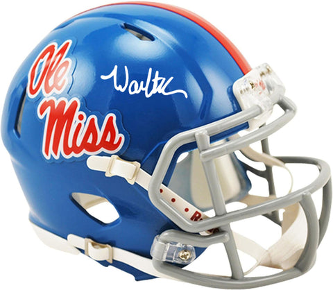 Walter Nolen Autographed Ole Miss Powder Blue Mini Helmet