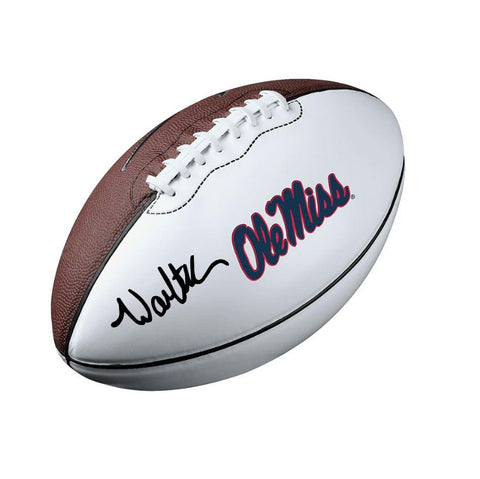 Walter Nolen Autographed White Panel Football