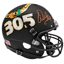 Warren Sapp Autographed Miami Hurricanes Turnover Chain 305 Full-Size Replica Helmet