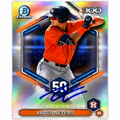 Xavier Neyens Autographed Bowman Top 100 Baseball Card