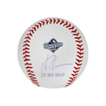 Yoshinobu Yamamoto Autographed "25 WS MVP" 2025 World Series Logo Baseball - (PRESALE)