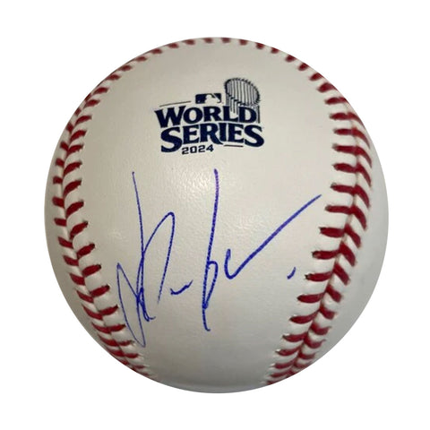 Yoshinobu Yamamoto Autographed 2024 WS Logo Baseball