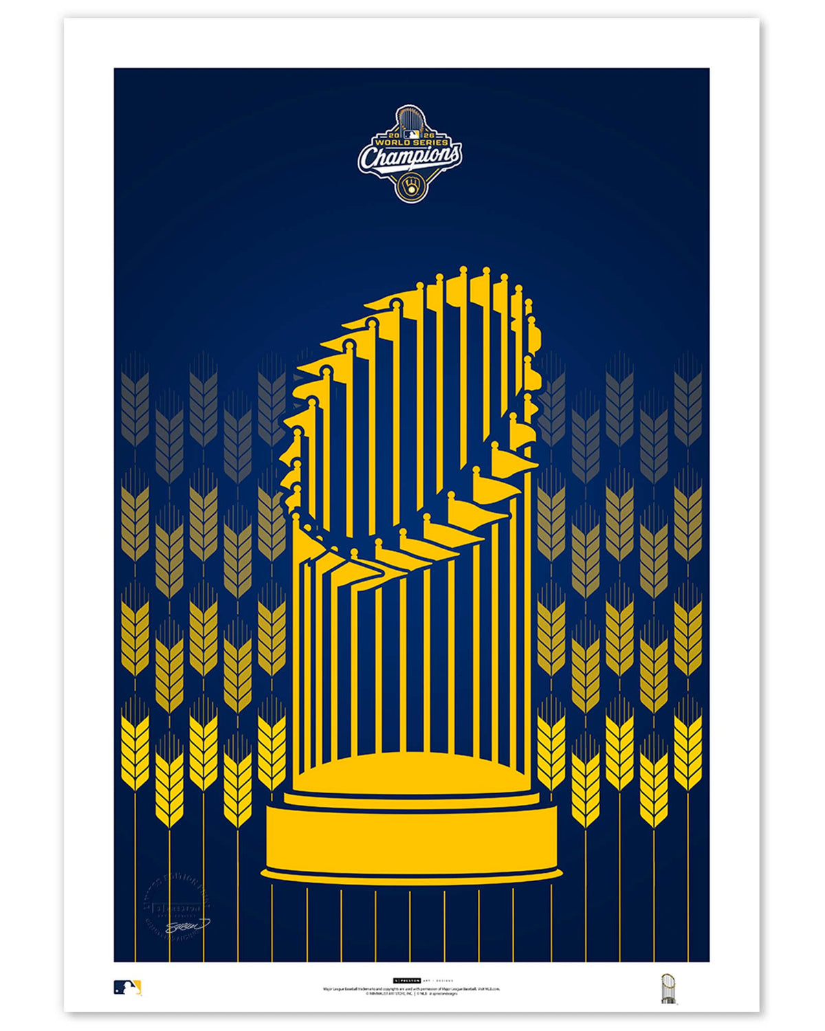 Minimalist World Series 2026 Art Print