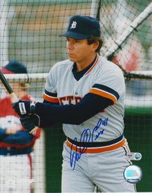 Darrell Evans Autographed 8x10 Photo - Batting Cage