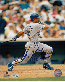Pat Listach "1992 AL ROY" Autographed 8x10 Photo