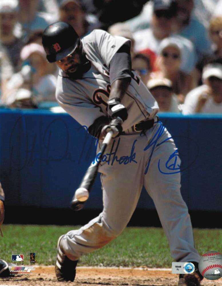 Dmitri Young "Da Meat Hook" Autographed 8x10 Photo