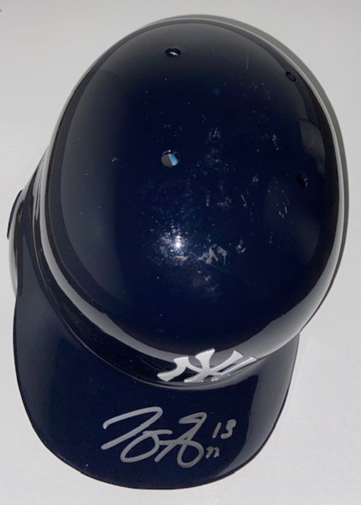 Joey Gallo Autographed Yankees Helmet