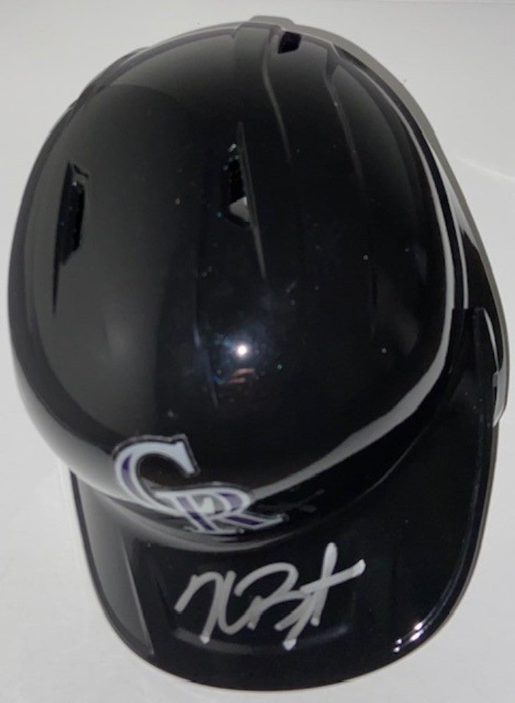 Kris Bryant Autographed Rockies Helmet