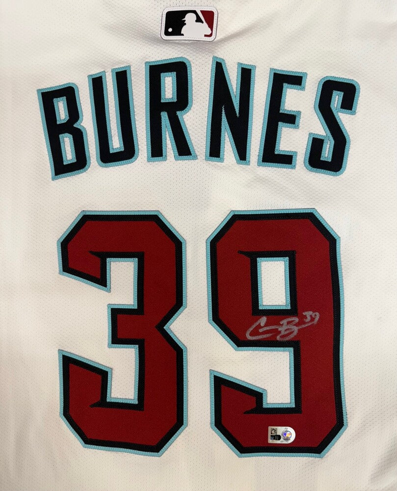 Corbin Burnes Autographed Diamondbacks Authentic Jersey
