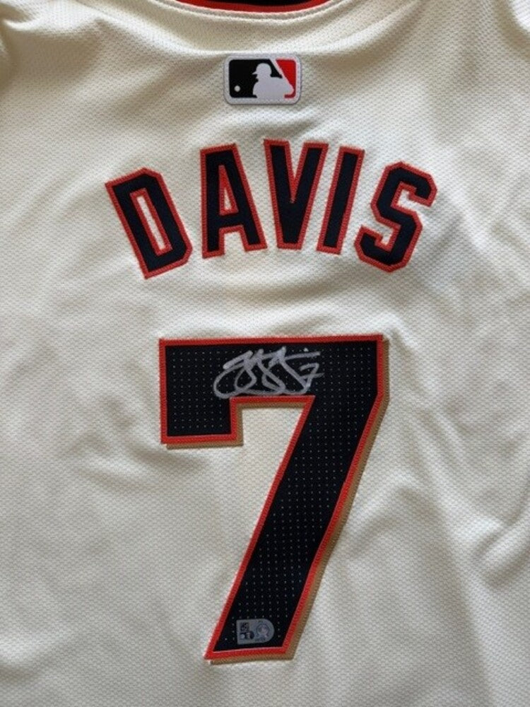 J.D. Davis Autographed Giants Authentic Jersey