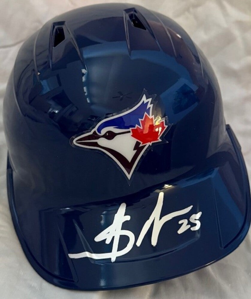 Anthony Santander Autographed Blue Jays Helmet