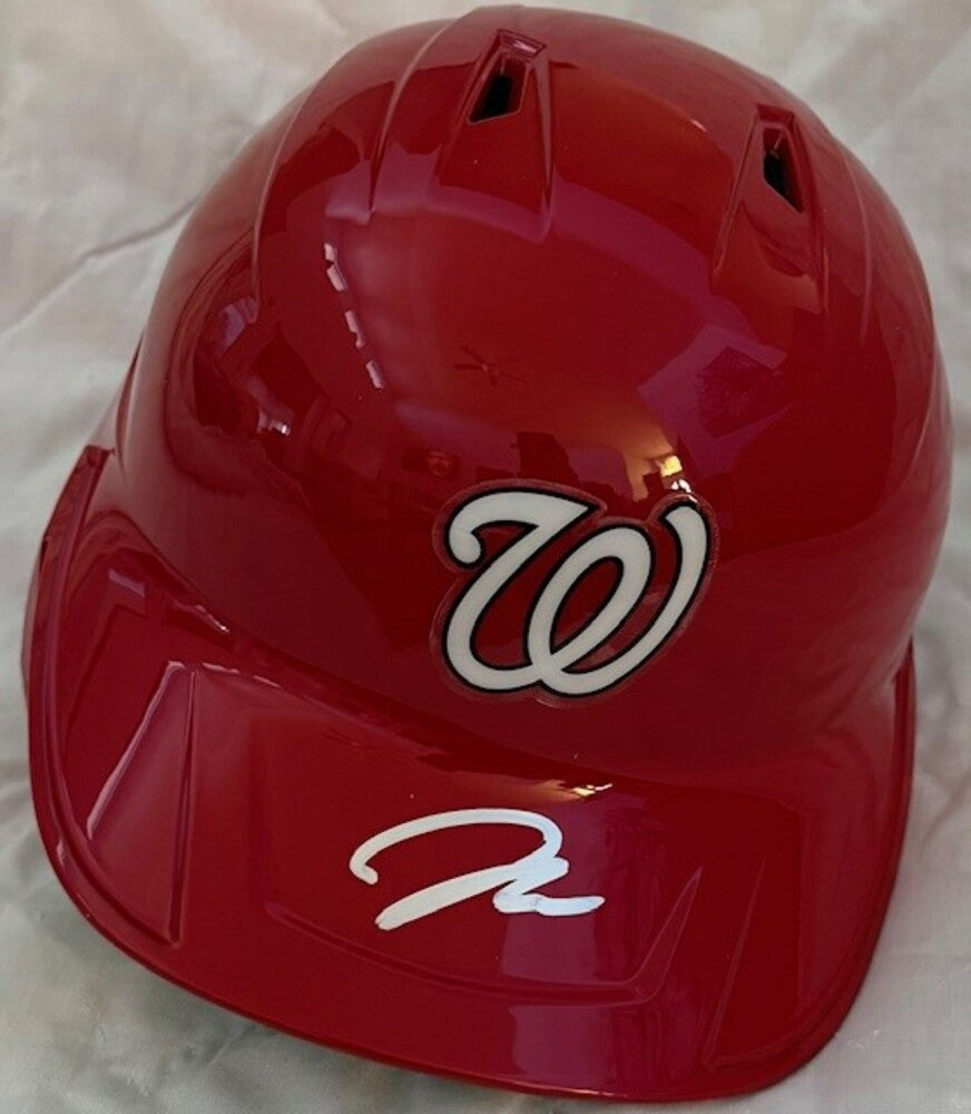 James Wood Autographed Nationals Helmet