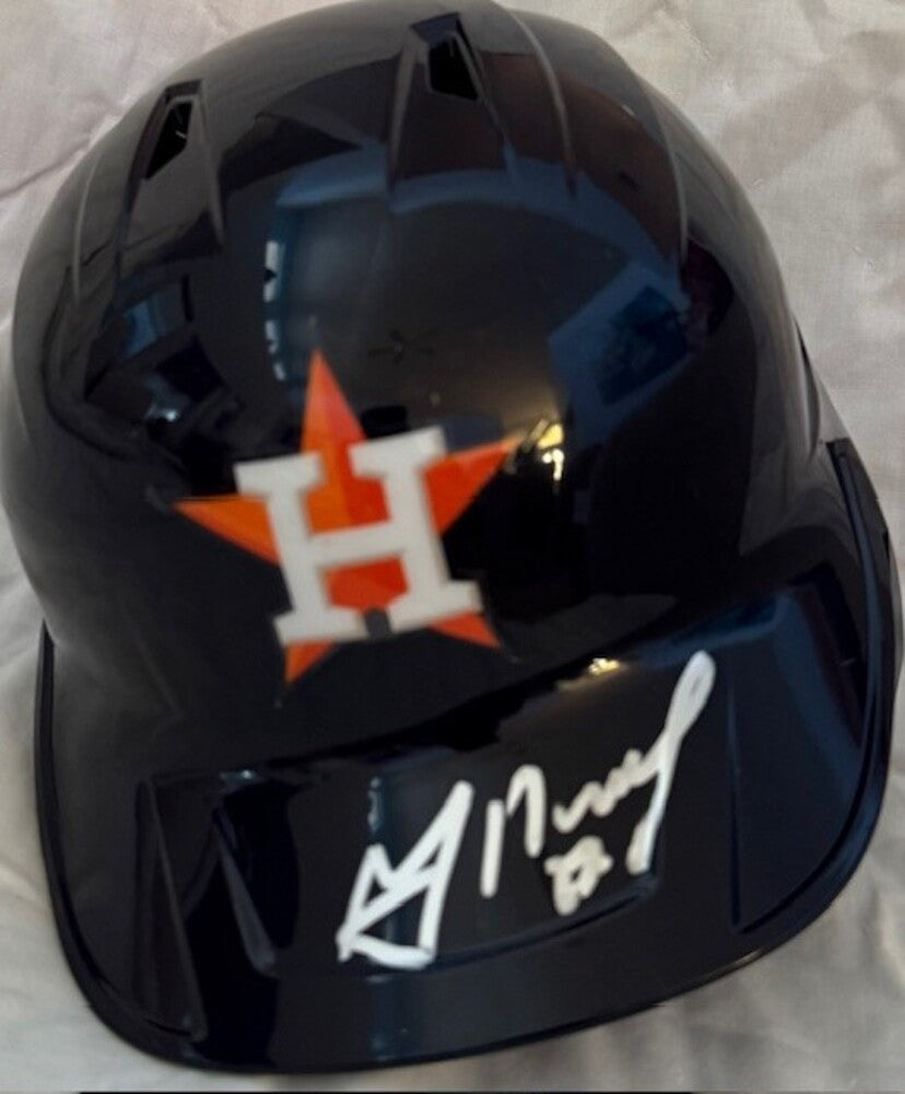 Jose Altuve Autographed Astros Helmet