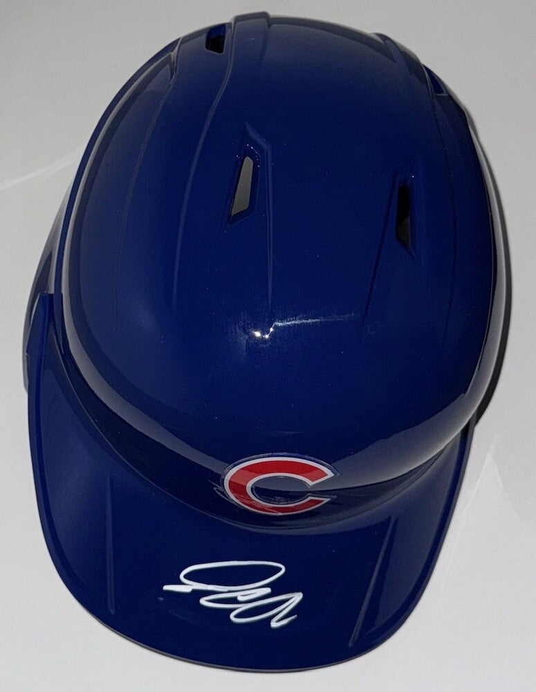 Pete Crow-Armstrong Autographed Cubs Helmet