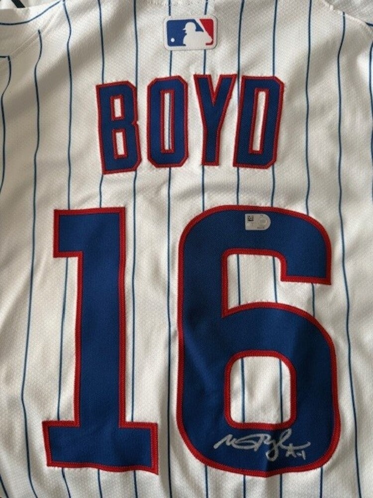 Matthew Boyd Autographed Cubs Authentic Jersey