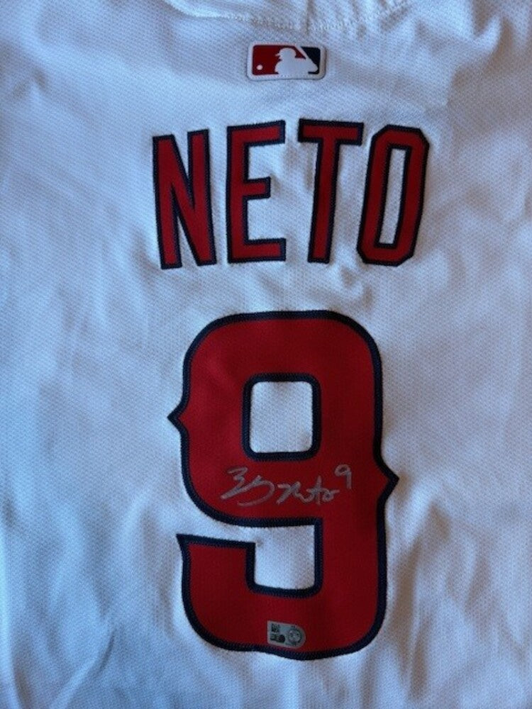 Zach Neto Autographed Angels Authentic Jersey
