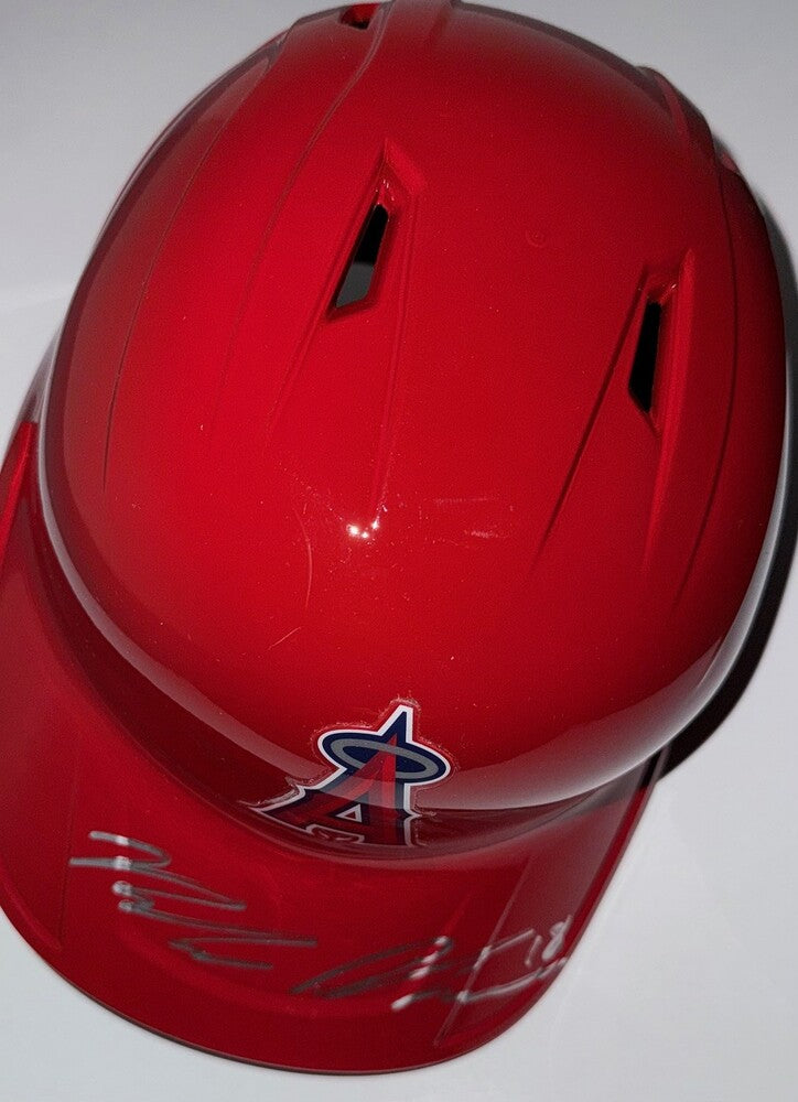 Nolan Schanuel Autographed Angels Batting Helmet
