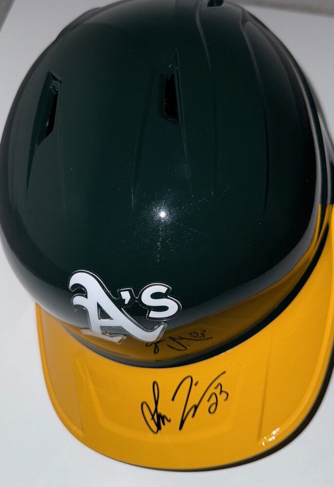 Shea Langeliers Autographed Athletics Batting Helmet