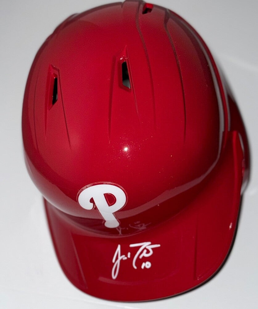 J.T. Realmuto Autographed Phillies Helmet