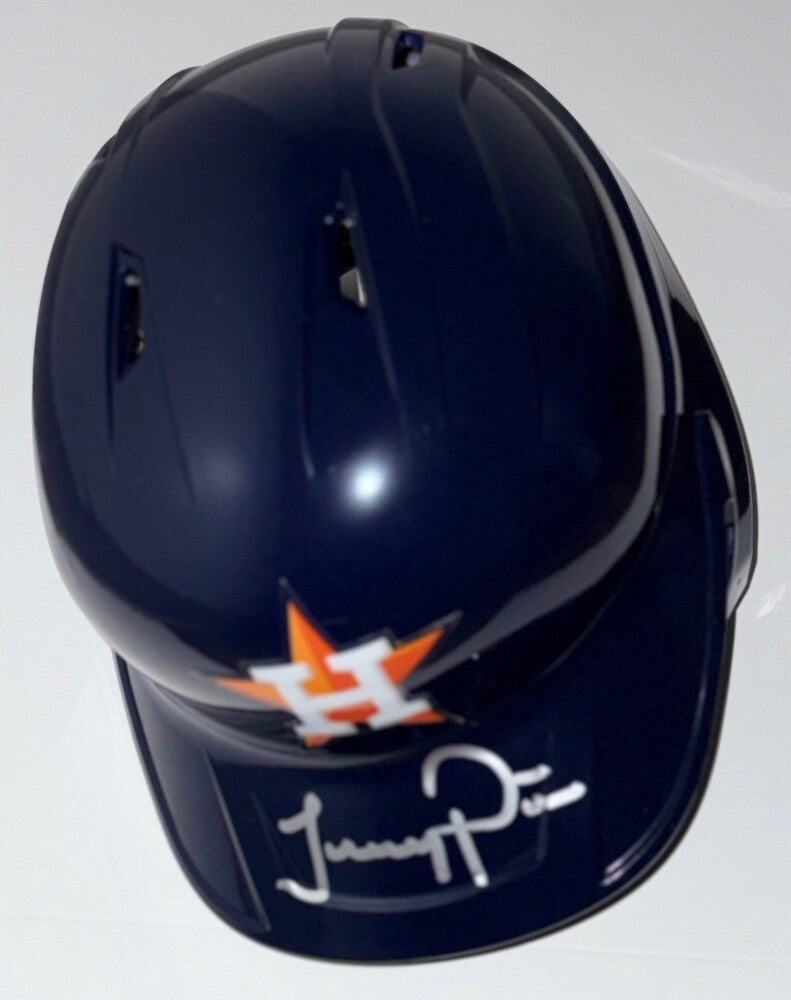 Jeremy Pena Autographed Astros Helmet
