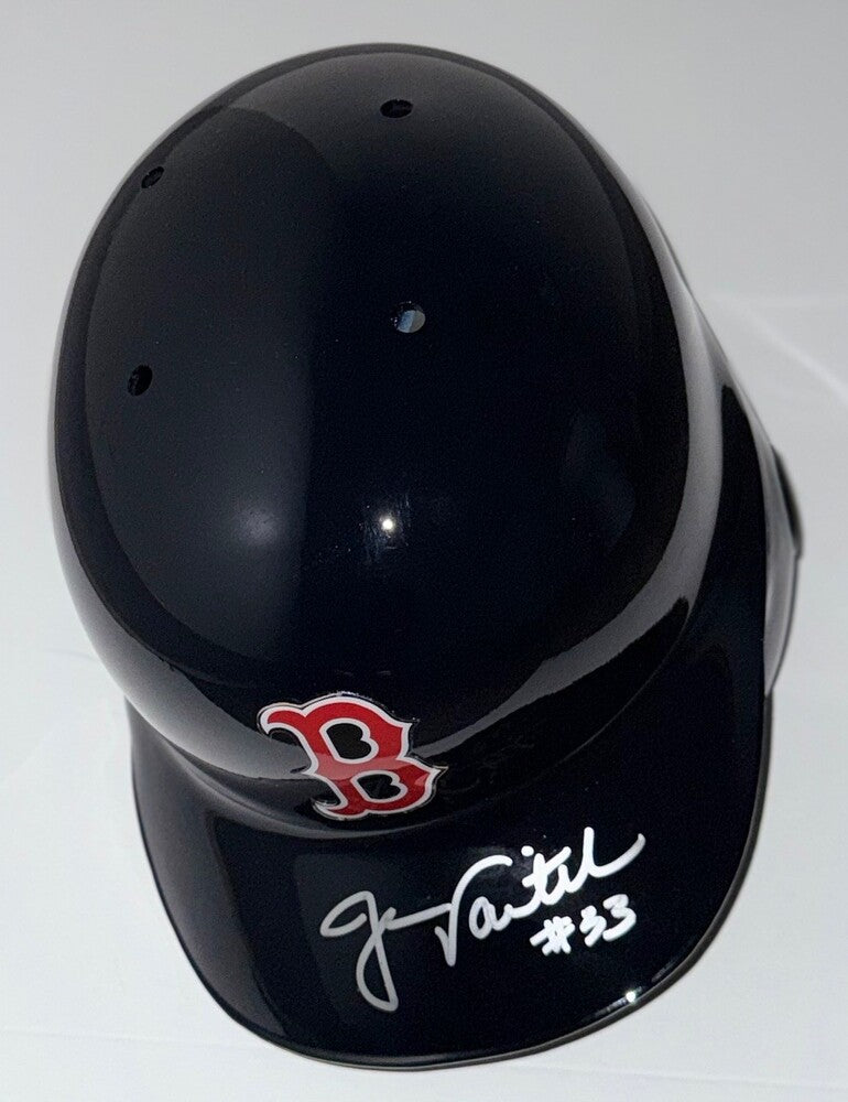 Jason Varitek Autographed Red Sox Helmet