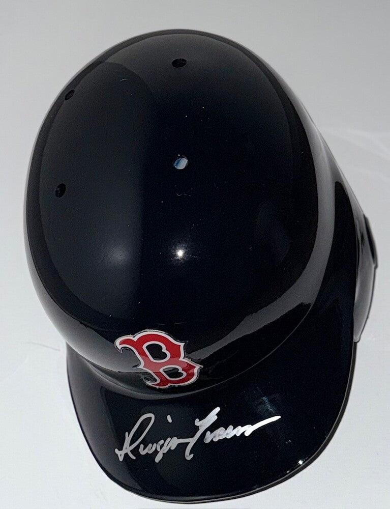 Dwight Evans Autographed Red Sox Helmet