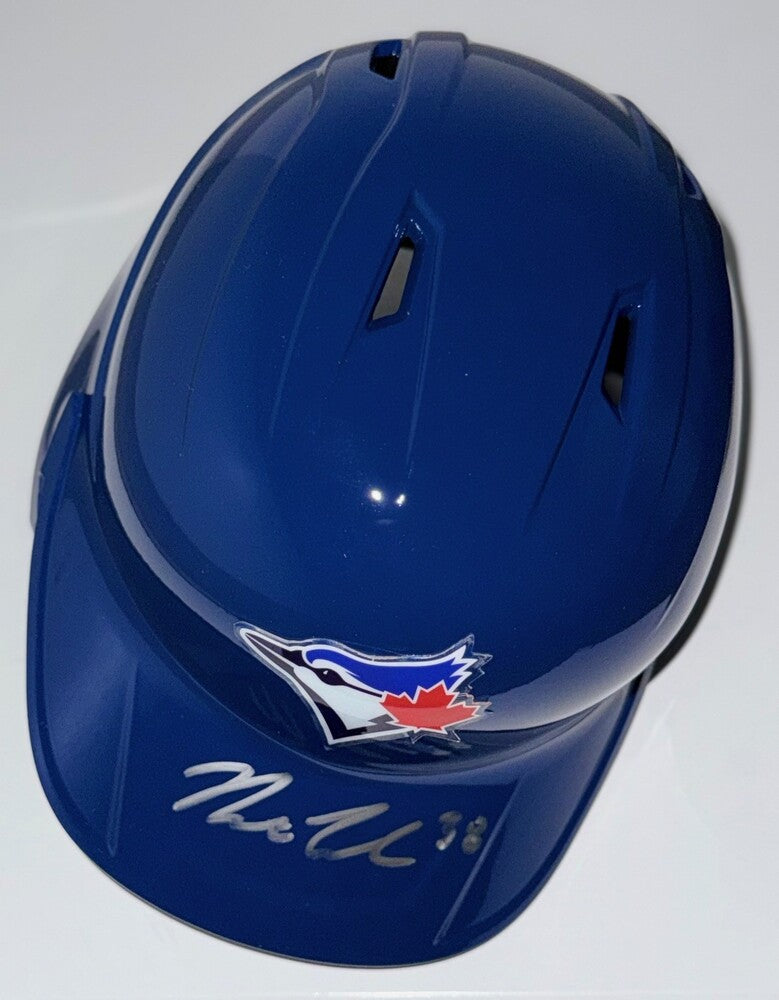 Nathan Lukes Autographed Blue Jays Helmet