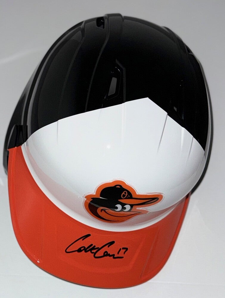 Colton Cowser Autographed Orioles Helmet