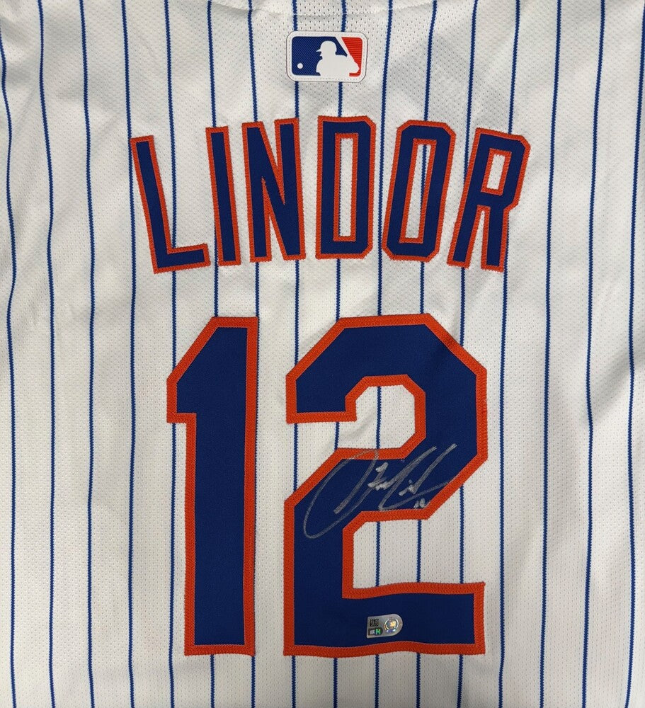 Francisco Lindor Autographed Mets Authentic Jersey