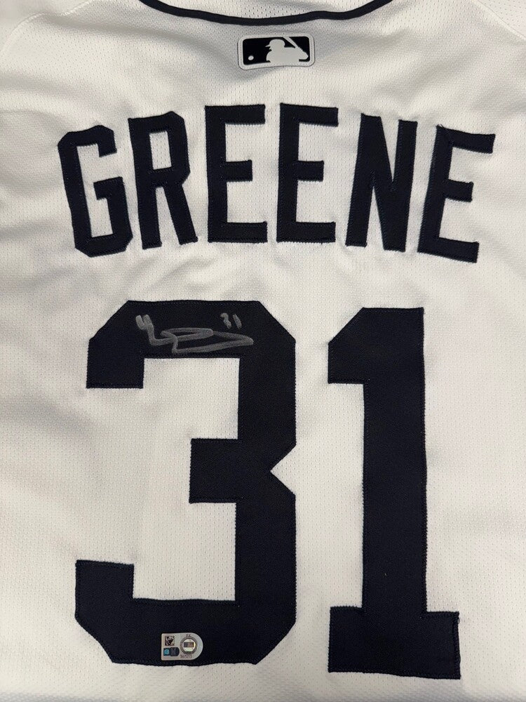 Riley Greene Autographed Tigers Authentic Jersey