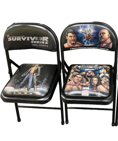 WWE Folding Chairs - Set of 2 - Player's Closet Project