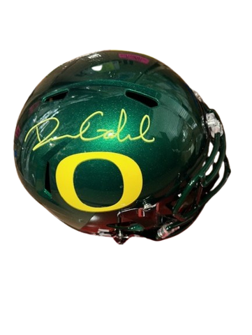 Dillon Gabriel Autographed Green Oregon Replica Football Helmet