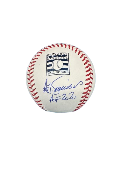 Ted Simmons Autographed "HOF 2020" HOF Logo Baseball