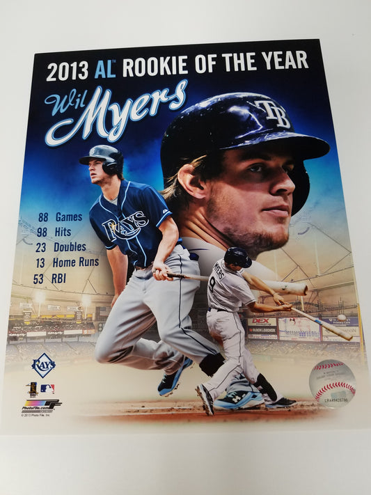 UNSIGNED Wil Myers (stats) 8x10