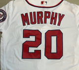 Unsigned Daniel Murphy Nationals White Jersey