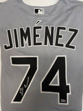 Eloy Jimenez Autographed White Sox Grey Replica Jersey