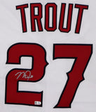 Mike Trout Autographed White Authentic Angels Jersey