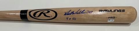 Matt Williams Autographed "4x SS" Blonde Rawlings Bat