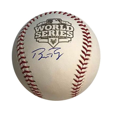 Buster Posey Autographed 2012 World Series Logo Baseball