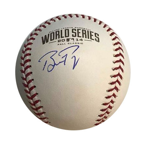 Buster Posey Autographed 2014 World Series Logo Baseball