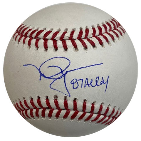 Mark McGwire autographed baseball with "87 AL ROY" inscription