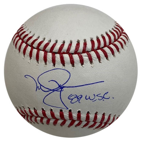 Mark McGwire autographed baseball with "89 WSC" inscription