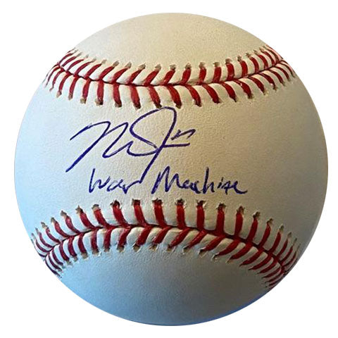 Mike Trout Autographed "War Machine" Baseball